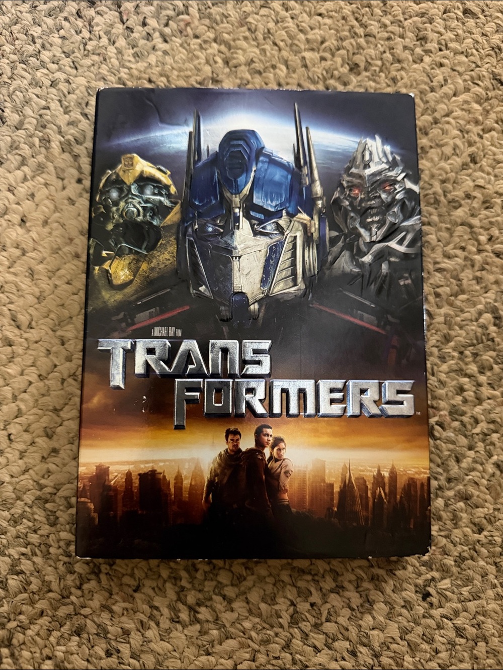 Transformers DVD - Blue Cover - Paramount (Movie)
